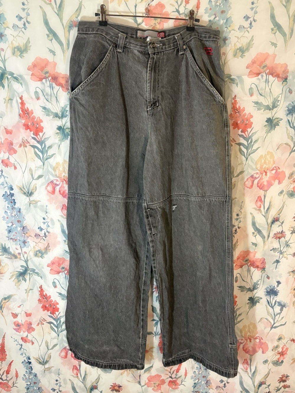 R2 Men Jeans Relaxed Fit Washed Black